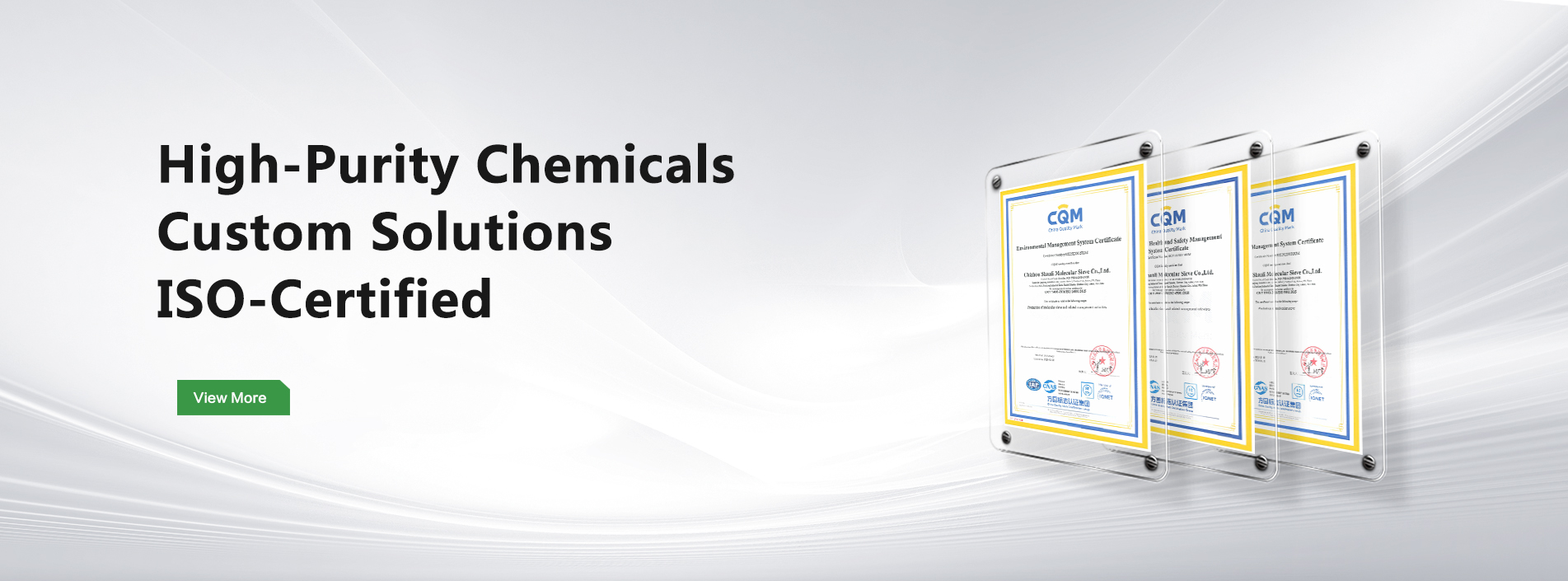 High-Purity Chemicals Custom Solutions ISO-Certified