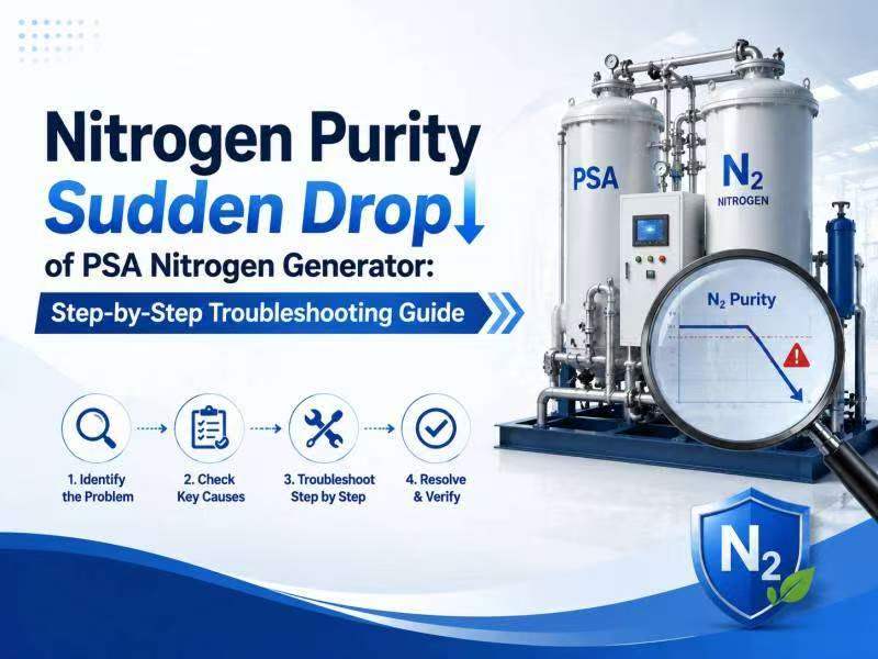 Nitrogen Purity Sudden Drop of PSA Nitrogen Generator: Step-by-Step Troubleshooting Guide